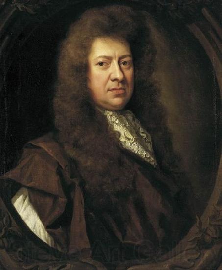 Sir Godfrey Kneller Portrait of Samuel Pepys Norge oil painting art